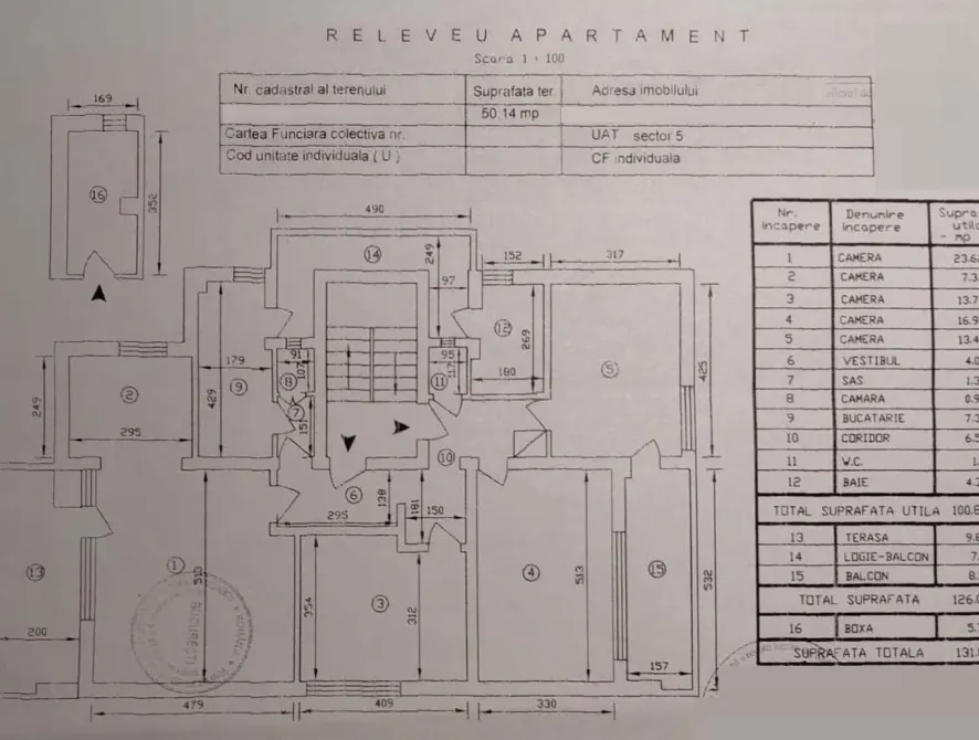 Vanzare apartament 5 camere Cotroceni metrou Eroilor Parcul Operei